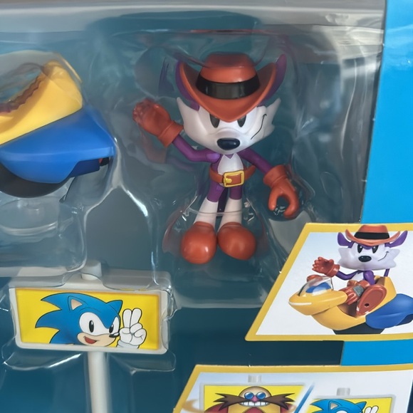 Sonic the Hedgehog Sonic 2.5” Diorama Super Stars: Sonic vs Fang - Picture 3 of 12